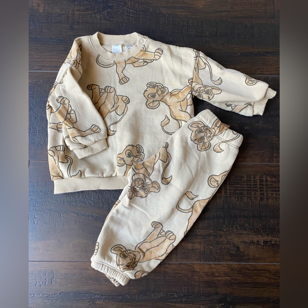 H&M Lion King Simba Two Piece Set